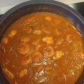 El cooksnap de Caty Romero cuando hizo Suquet de rape y gambas.