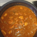 El cooksnap de Caty Romero cuando hizo Suquet de rape y gambas.