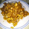 El cooksnap de Javi cuando hizo Calamares encebollados.