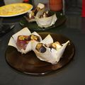 El cooksnap de jorbasmar cuando hizo Higos envueltos en Jamón Ibérico, rellenos de roquefort fundido.
