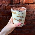 El cooksnap de Valentina López Solís cuando hizo Tiramisú sin huevo.