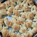 El cooksnap de Alejandra Melli Tejidos cuando hizo Medialunas caseras harina 000♡.