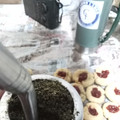 El cooksnap de Victoria Moreira cuando hizo Ojitos de dulce de leche.