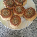 El cooksnap de xacate cuando hizo Volovanes rellenos de crema de piquillos y gulas (Thermomix y airfryer).