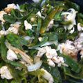 El cooksnap de Berenice Jasso cuando hizo Rajas con pollo y crema.