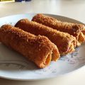 Sana B's cooksnap of when they made Deep-fried Hot-dog Rolls.