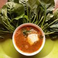 স্বর্নাক্ষী চ্যাটার্জি 's cooksnap of when they made পালং স্যুপ (Spinach Soup recipe in Bengali).