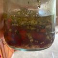 El cooksnap de Juli Biondo cuando hizo Porotos al escabeche.