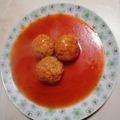 Zolnai Böby Cooksnap-ja, amikor elkészítette a(z) Paradicsomos húsgombóc főtt burgonyával receptet.