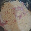 Cooksnap dari Emmy Soehara untuk resep Fettucini smoked beef carbonara