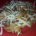 El cooksnap de Evelyn cuando hizo Guiso de fideos caracol.