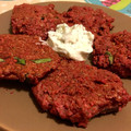El cooksnap de Irene-Guirao cuando hizo Hamburguesas de quinoa, remolacha y espinacas.