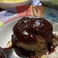 รูป Cooksnap ของ หมูหวาน เมื่อเขาทำ แฮมเบิร์กกับซอสญี่ปุ่น
