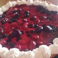 El cooksnap de Lorena Eivers cuando hizo Tarta de frutos rojos.