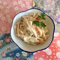 Kristina K's cooksnap of when they made Comforting Enoki Mushrooms and Surimi Salad.