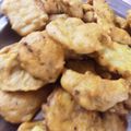 Sadaf Salman's cooksnap of when they made Aloo ke pakoray.