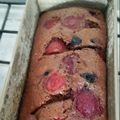 El cooksnap de Lorena Flores Agüero cuando hizo Queque de chocolate con arándanos.