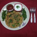 Mayuri Unadkat's cooksnap of when they made આલુ પરાઠા.