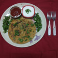 Mayuri Unadkat's cooksnap of when they made આલુ પરાઠા.