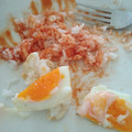 El cooksnap de Andrea Bermudez cuando hizo Arroz blanco con huevo y tomate.