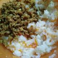 Cooksnap dari Ria Veltri untuk resep Mpasi daging masak kuning + nasi tim sayur 9+
