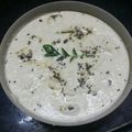 Vrinda Idnani's cooksnap of when they made Coconut white chutney.