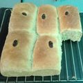 Cooksnap dari Merly Apituley untuk resep Roti Tawar Kismis (Eggless)