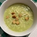 El cooksnap de Marieta cuando hizo Crema de calabacín con quesitos.