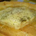 El cooksnap de Viviana Balann cuando hizo Tarta de cebolla y queso con tomate.