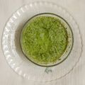 Krishna Mankad 's cooksnap of when they made કોથમીરની લીલી ચટણી.