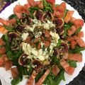 El cooksnap de maybe cuando hizo Ensalada con higos.