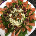 El cooksnap de maybe cuando hizo Ensalada con higos.