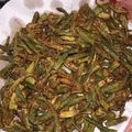 Mariam Azeem (Umme Sarim)'s cooksnap of when they made Kurkuri bhindhi.