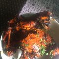 Cooksnap Rozhayuni Husen semasa beliau membuat Ketam Masak Kam Heong.