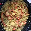 El cooksnap de Ely Álvarez Casas cuando hizo Arroz de Coliflor.