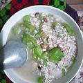 Cooksnap của Thu Mèo khi họ làm theo món Đổi vị món canh chay mướp hương nấu lạc
