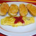 El cooksnap de carme castillo cuando hizo Tortilla de jamón serrano.