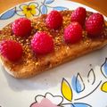 El cooksnap de Evita cuando hizo Tostada con mermelada de higos, polen y frutos rojos, remedio medicinal.