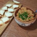El cooksnap de ema aviles cuando hizo Hummus de garbanzo y morrón.