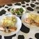 El cooksnap de Alba Sanchez Hidalgo cuando hizo Salmón al horno sobre puré de boniato con ensalada.