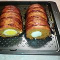 Zubor Andrea Cooksnap-ja, amikor elkészítette a(z) Csőben sült baconos egybe fasírt receptet.