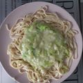 El cooksnap de corralmr cuando hizo Tallarines con calabacín.