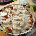 El cooksnap de Adriana Loyarte cuando hizo Tarta de zapallitos zanahoria y bechamel.