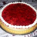 El cooksnap de Camila Mendoza cuando hizo Tarta de frutillas.
