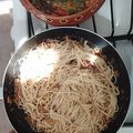 El cooksnap de Aliosha cuando hizo Peperoncino con sardinas en aceite y shiso.