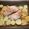 El cooksnap de Laia cuando hizo Solomillo de pavo al horno con patatas.