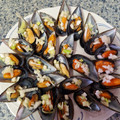 El cooksnap de Manuel Angel Peña cuando hizo Mejillones en vinagreta.