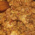 El cooksnap de Raul cuando hizo Arroz con costillas de cerdo y alitas de pollo!!🍗🍚🍖.