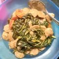 Cooksnap dari Merry Dwis untuk resep Tumis kangkung bakso saus tiram