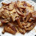 Felix's cooksnap of when they made Home made cheese fries.